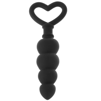 PinkCherry Black Hearts Butt Plug