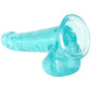 Size Queen 8 Inch Jelly Dildo in Teal