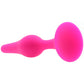 Luxe Beginner Silicone Butt Plug Kit in Pink