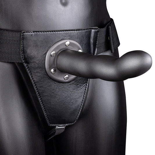 Ouch! Curved 8 Inch Hollow Strap-On