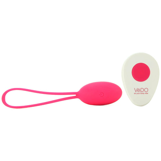 Peach Remote Vibrating Egg in Foxy Pink