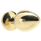 Ouch! Green Round Gem Gold Plug