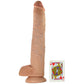 King Cock 14 Inch Cock with Balls in Tan
