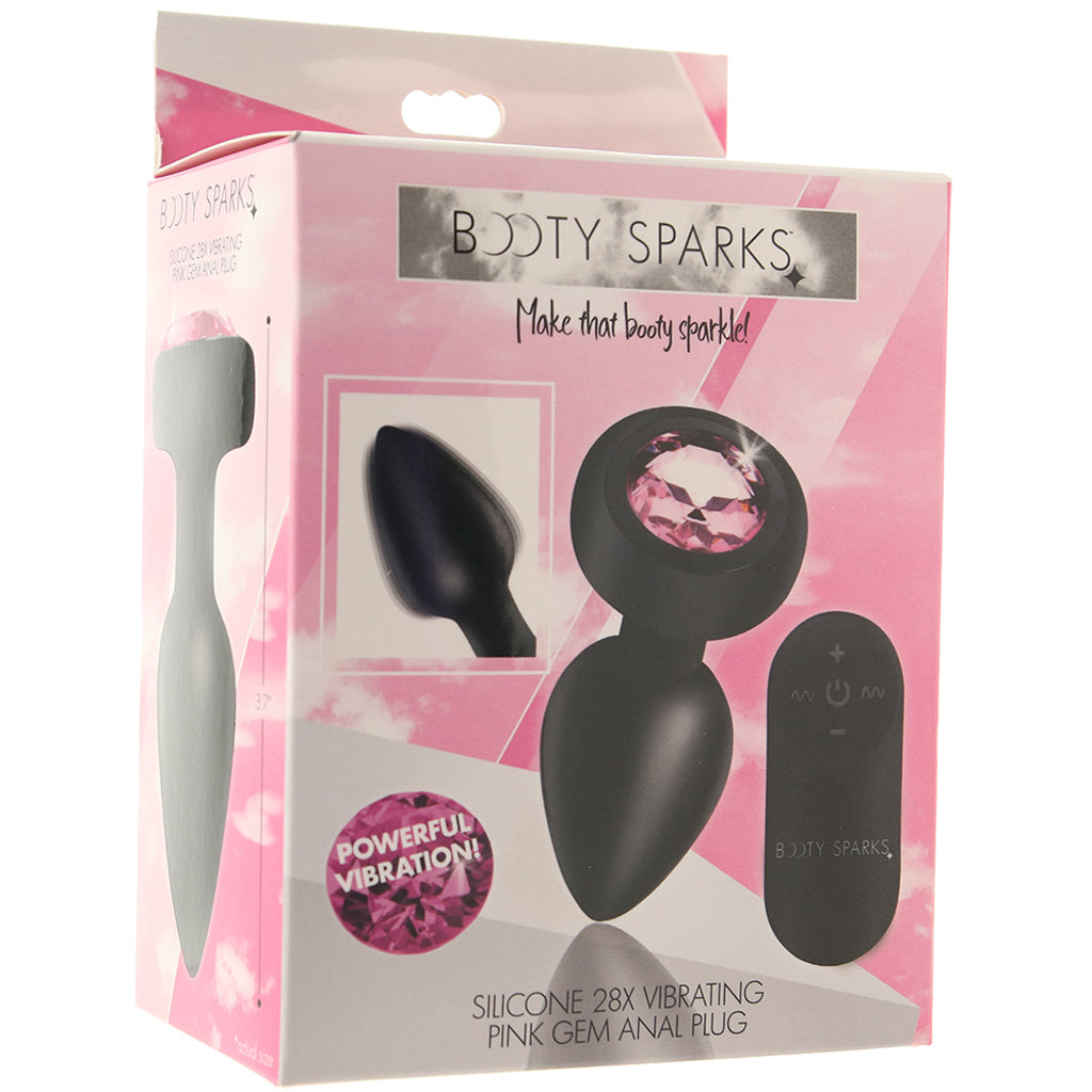 Booty Sparks Pink Gem Vibrating Anal Plug in Small PinkCherry Canada Booty Sparks Pink Gem Vibrating Anal Plug in Small PinkCherry Canada